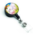 Teachers Aid White Cat Retractable Badge Reel TE712164